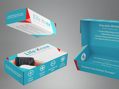 Life Knee - Packaging branding graphic design logo packaging design