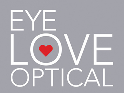 Eye Love Optical eye logo love optical sign