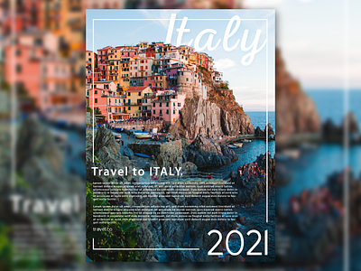 Graphic Design: Travel flyer design