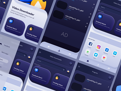 UI/UX: App Design by Xeon Technologies on Dribbble image.