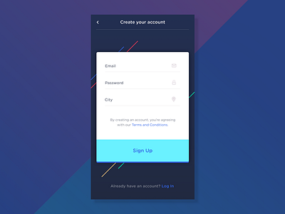 Sign Up! by Ezequiel Salatino on Dribbble