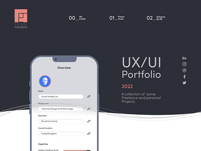 UX/UI Portfolio - Profile Page