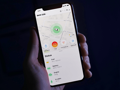 Element car controls app automative clean connected car iphone smart car