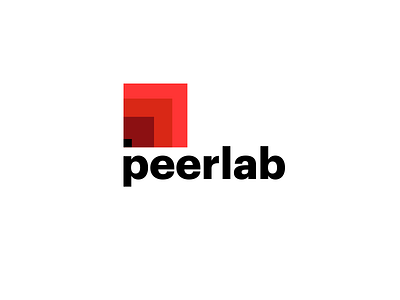 Peerlab branding design logo