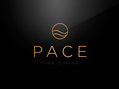 PACE | fine dining restaurant logo branding logo minimal simple