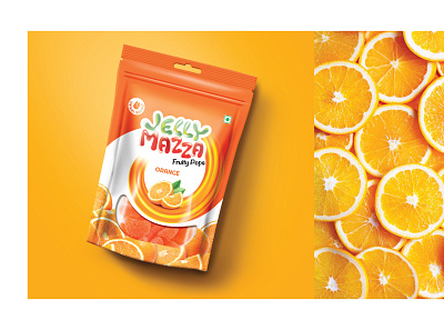 Zip lock Pouch Design for Fruity Pop design packaging typography