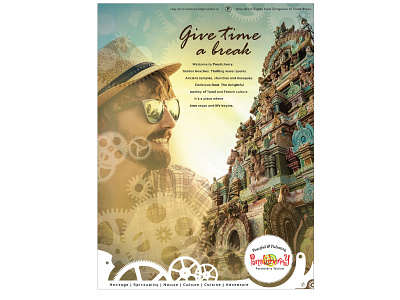Pondicherry Tourism advertising branding design