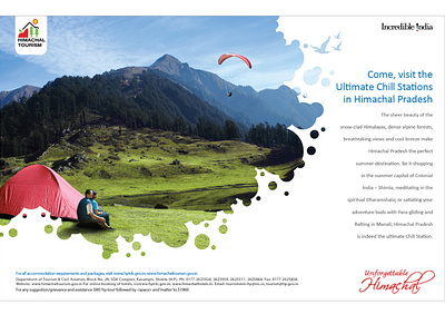 Press Ad Campaign - Himachal Tourism