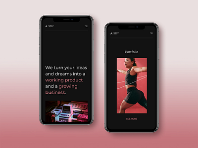 SDY app app concept branding creative design digital digital design mobile pink site sport sport app ui ux