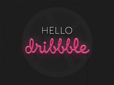 Hello Dribbble dribbble hello pic web