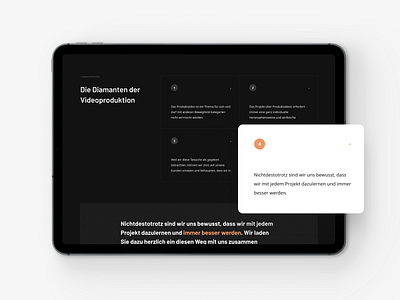 Cheese-production black digital grid services site ui ux web