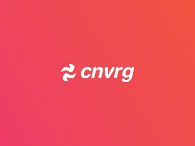 Cnvrg app brand branding colorful converge convergence creative design gradient identity logo logotype