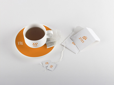 Coffee & More - Identity arabic brand branding coffee design drink identity logo orange shop typography visual