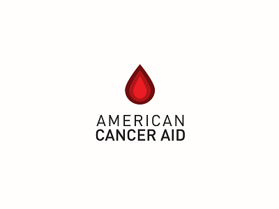 American Cancer Aid aid american association blood branding cancer care design logo patient probono research typography