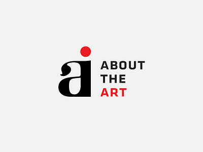 About The Art art branding clean identity journalism logo logotypes magazine minimalistic stationery webzine