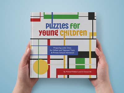 Puzzles for young children Cover bauhaus book children book illustration colorful colors cover geometric illustration piet mondrian print