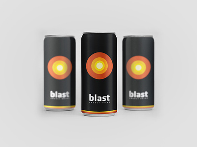Blast Packaging clean drink energy explosion logo modern night sun youth