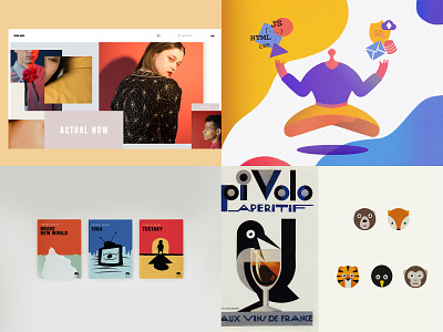 2018 Recap branding colors design flat illustration top posts typography