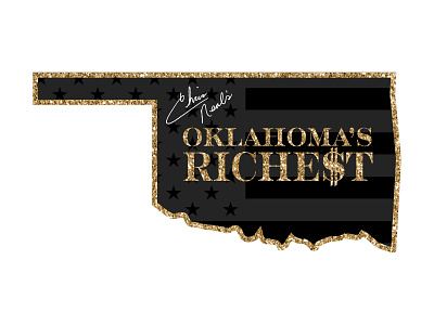 OKLAHOMA'S RICHE$T ace high brand identity branding branding and identity design event branding logo rodeo