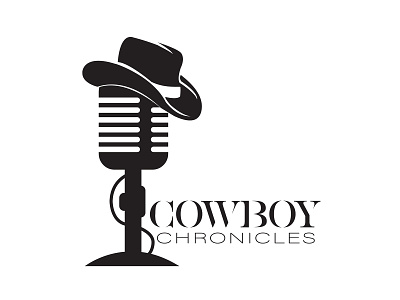 Cowboy Chronicles [Podcast] ace high brand identity branding branding and identity design icon logo podcast art podcast logo