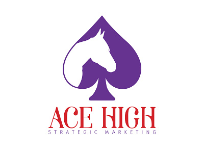 Ace High Logo ace high brand identity branding branding and identity design icon logo minimal