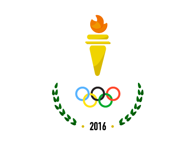 Olympics 2016 grapic design illustration olympics
