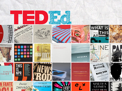 TED-Ed Homepage Concept color graphic design illustration ui ux web design