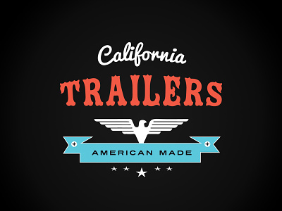 California Trailers TV Concept brand branding color iconography identity logo