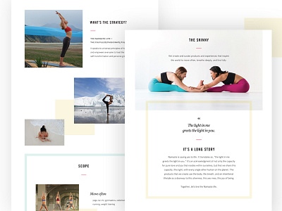 Branding Refresh Explorations for Yoga Lifestyle Company branding clean color design identity inspiration marketing minimal movement photography typography yoga