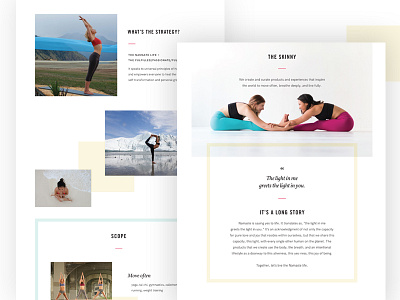 Branding Refresh Explorations for Yoga Lifestyle Company