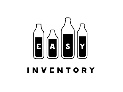 Easy Inventory Logo (WIP) branding flat icons identity logo minimal typography