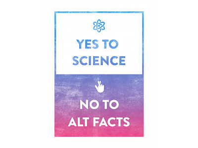 Free March for Science Poster brandon grotesque color earth day free download gradient march for science poster typography