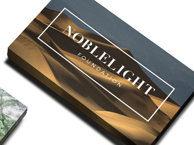 NobleLight Foundation Branding branding business cards charity identity logo nonprofit