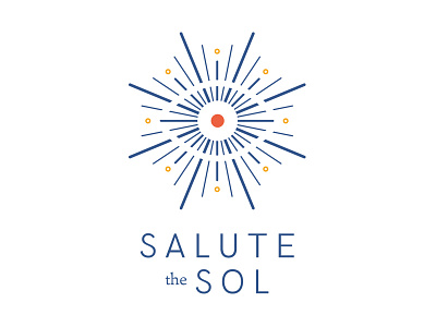 Salute the Sol Logo brand branding coach coaching freight pro text hk grotesque identity lifestyle logo logotype sun