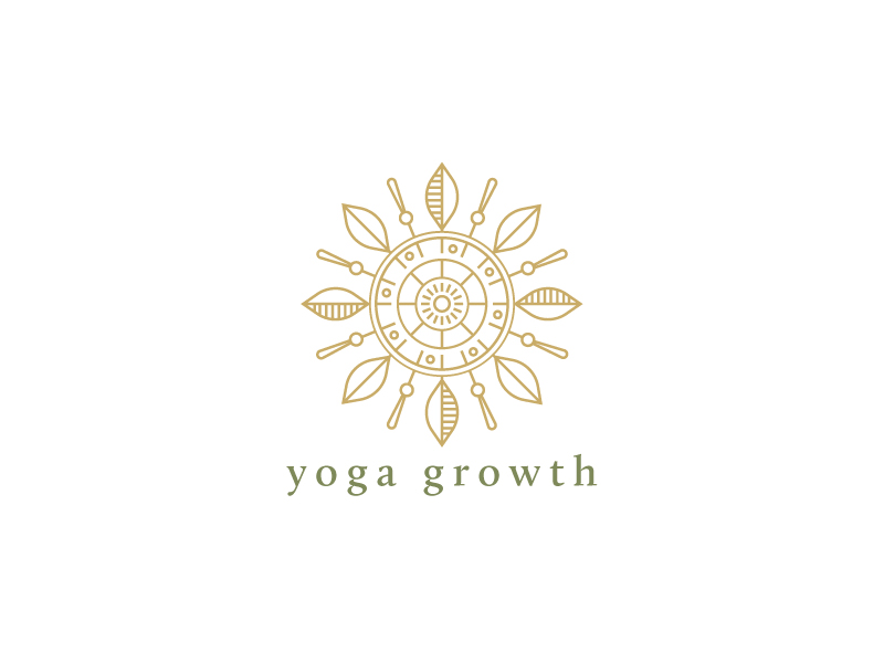 Yoga Growth Logo By Molly Mann On Dribbble