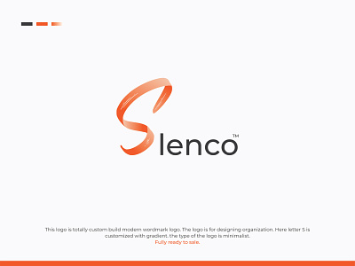 Slenco - Modern wordmark/typography logo custom logo graphic design logo logo design minimal logo minimalist logo modern logo typography logo wordmark logo