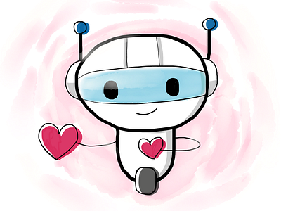 Have Heart djedi fiftythree gliffy illustration paper robot
