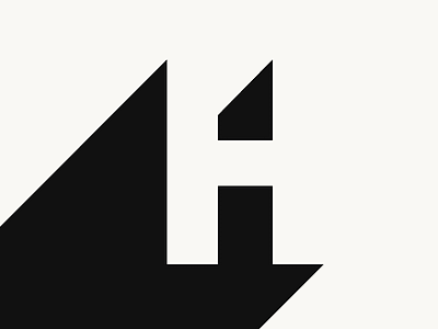 H design graphic logo type typography