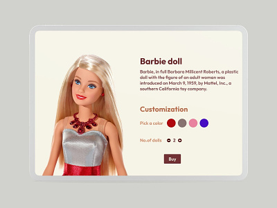 Product customization 033 barbie customization dailyui design desktop figma laptop macbook pink poppins product ui userinterface