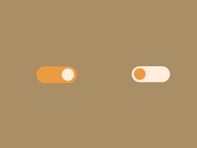 Toggle button animation button design orange toggle ui userinterface yellow