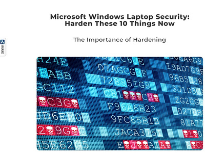 cybersecurity for your laptop