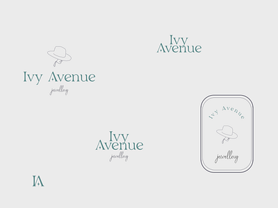 Passion project: Ivy Avenue boho branding design logo