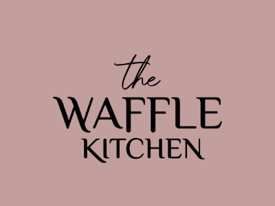 The waffle kitchen foodtruck logo design design foodtruck logo