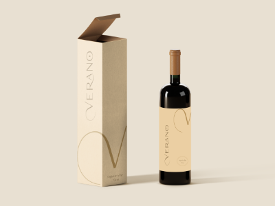 Verano wine logo design