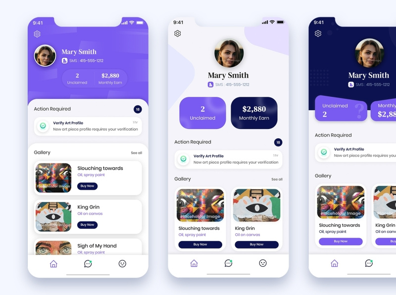 Mobile App Design by XharpTech on Dribbble