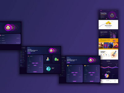 Crypto Website Dashboard Designs