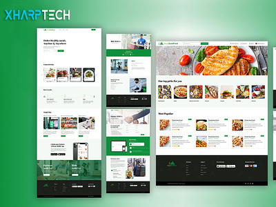 Food Delivery E-Commerce Website design e-commerce designs figma graphic design ui ux web designs