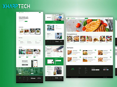 Food Delivery E-Commerce Website design e commerce designs figma graphic design ui ux web designs
