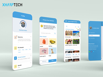 Social App Design design figma graphic design mobile app mobile app design ui ux