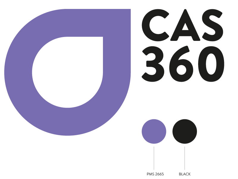 CAS 360 branding logo symbol